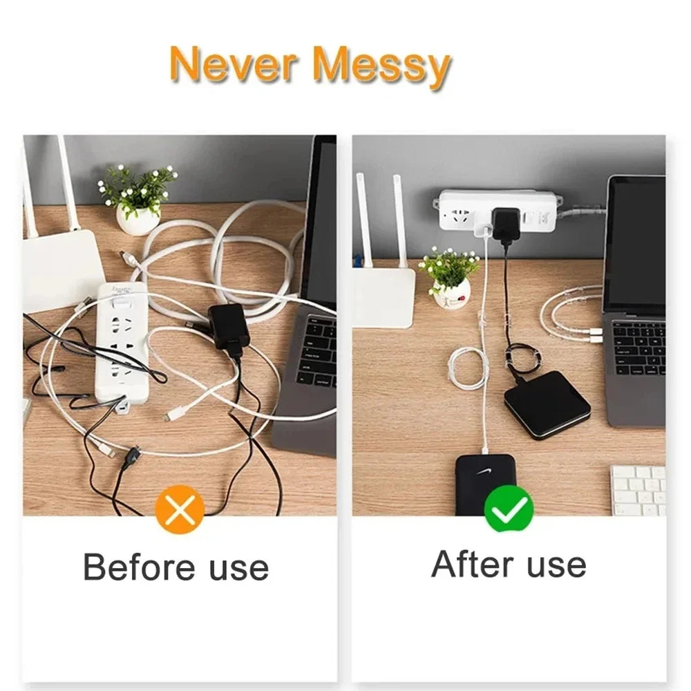 Cable Management Clips (Pack of 5/20)