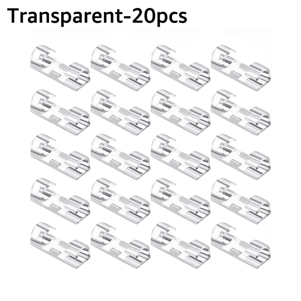 Cable Management Clips (Pack of 5/20)