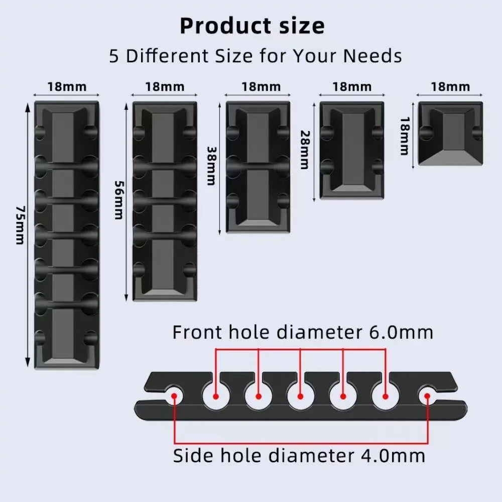 Silicone Cable Organizer for Mouse & Headphones