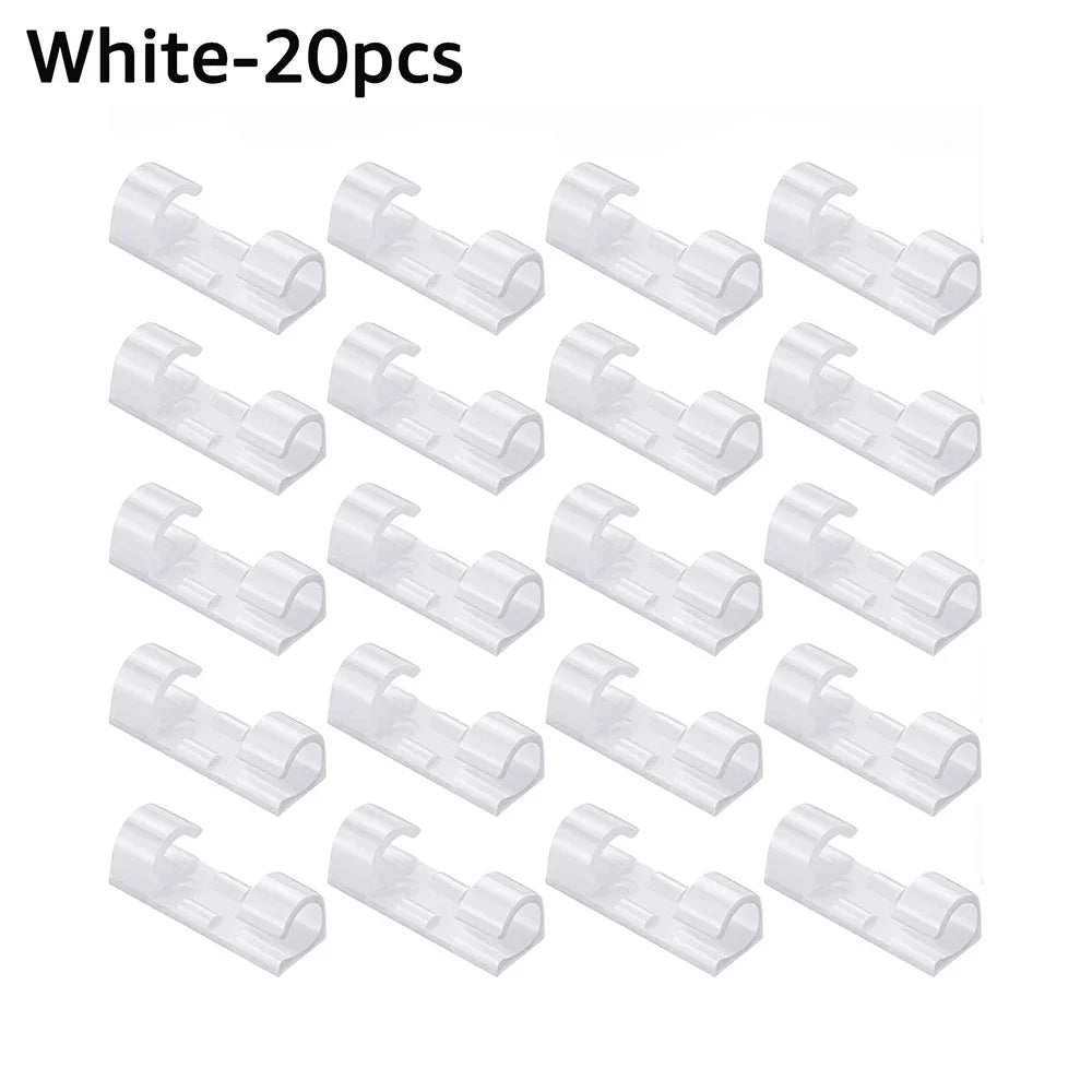 Cable Management Clips (Pack of 5/20)